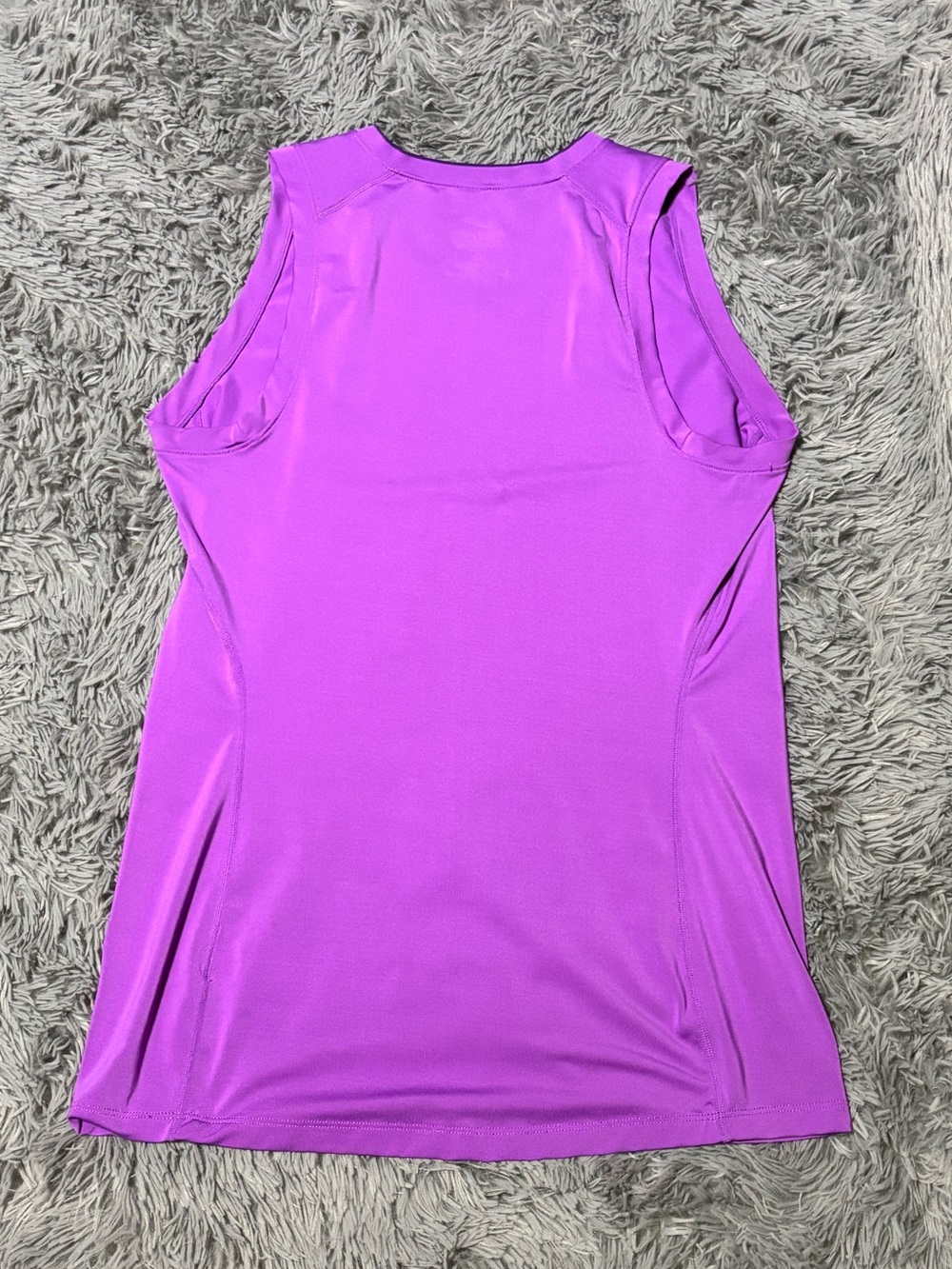 Nike Pro Combat Purple Tank Top L - Picture 2 of 5